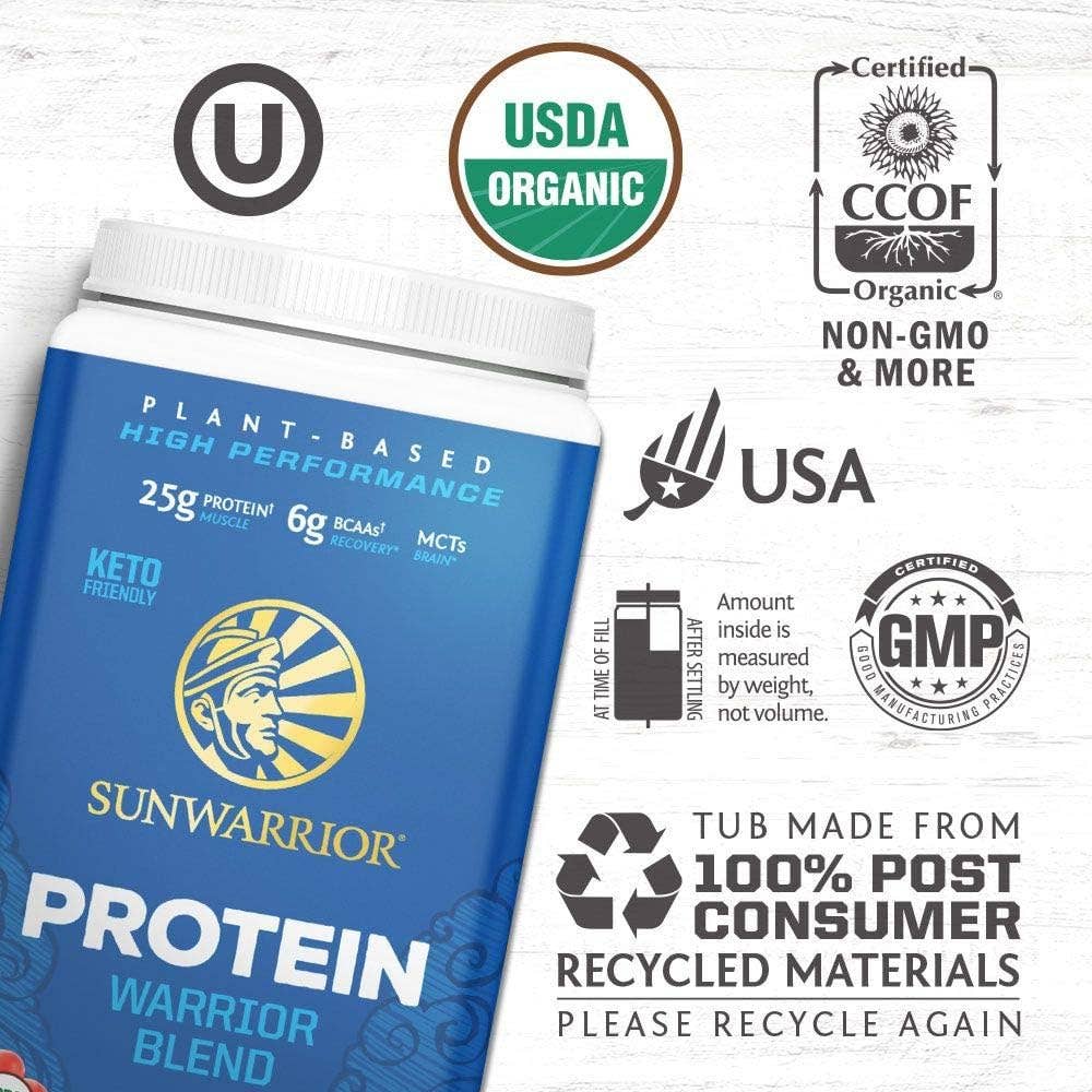 Warrior Blend Chocolate Protein - Pea Protein Powder: 375g