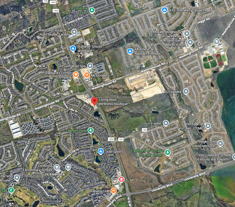 Map showing our location