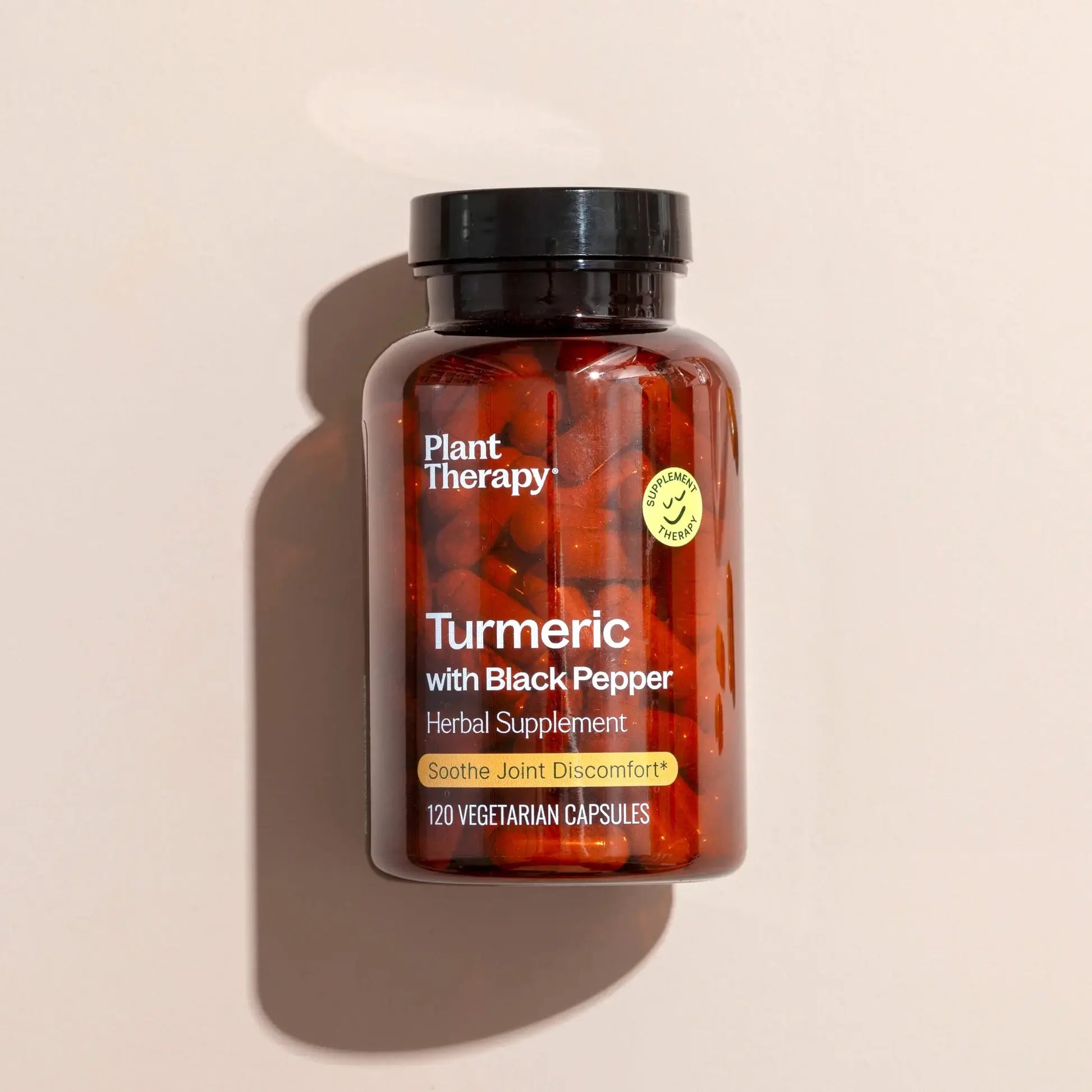 Turmeric With Black Pepper Herbal Supplement 120 Capsules