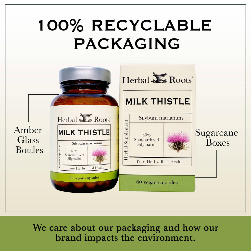 Herbal Roots Organic Milk Thistle Capsules