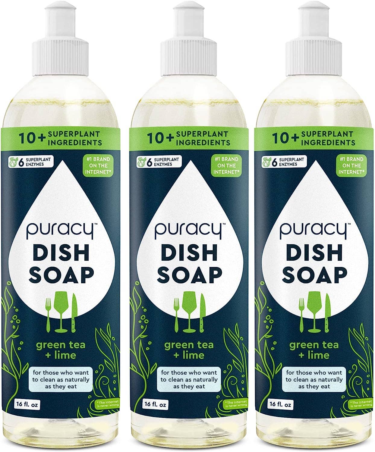 Dish Soap 16oz: Free and Clear (Unscented)