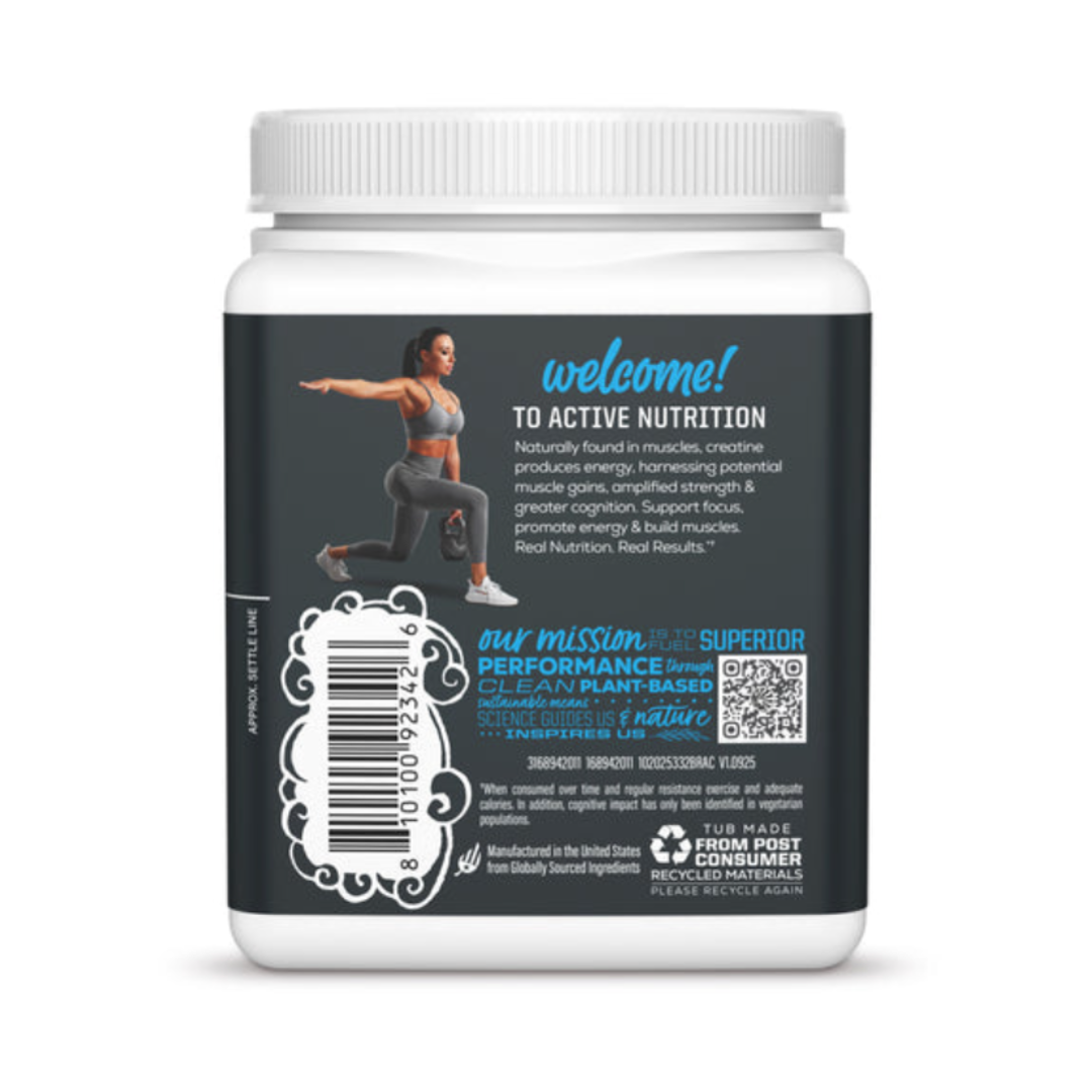Blue Raspberry Active Creatine Drink Powder- Vegan, Soy-Free