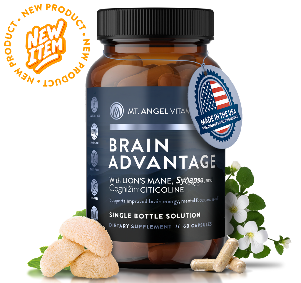 Mt. Angel Vitamins' Brain Advantage -  60 CT