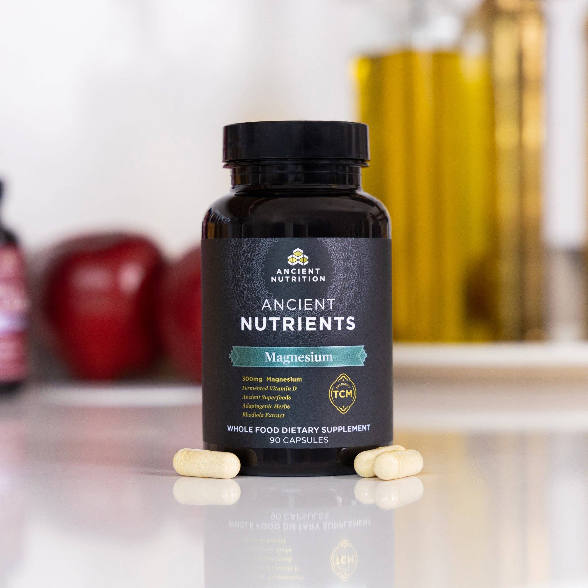 Ancient Nutrients Magnesium | Capsules (30 Servings): Black