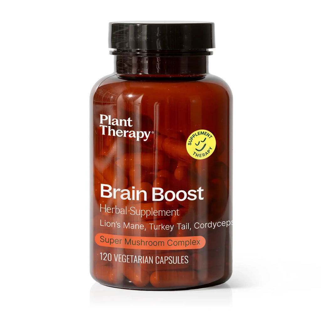 Brain Boost Herbal Supplement Capsules - 120 Capsules