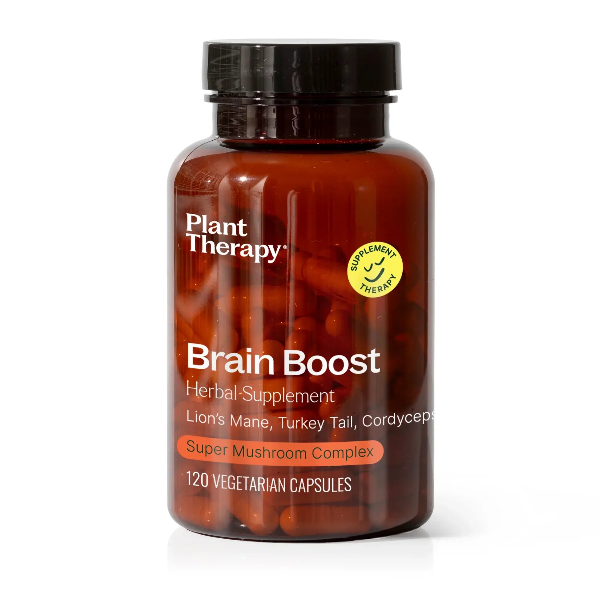 Brain Boost Herbal Supplement Capsules - 120 Capsules