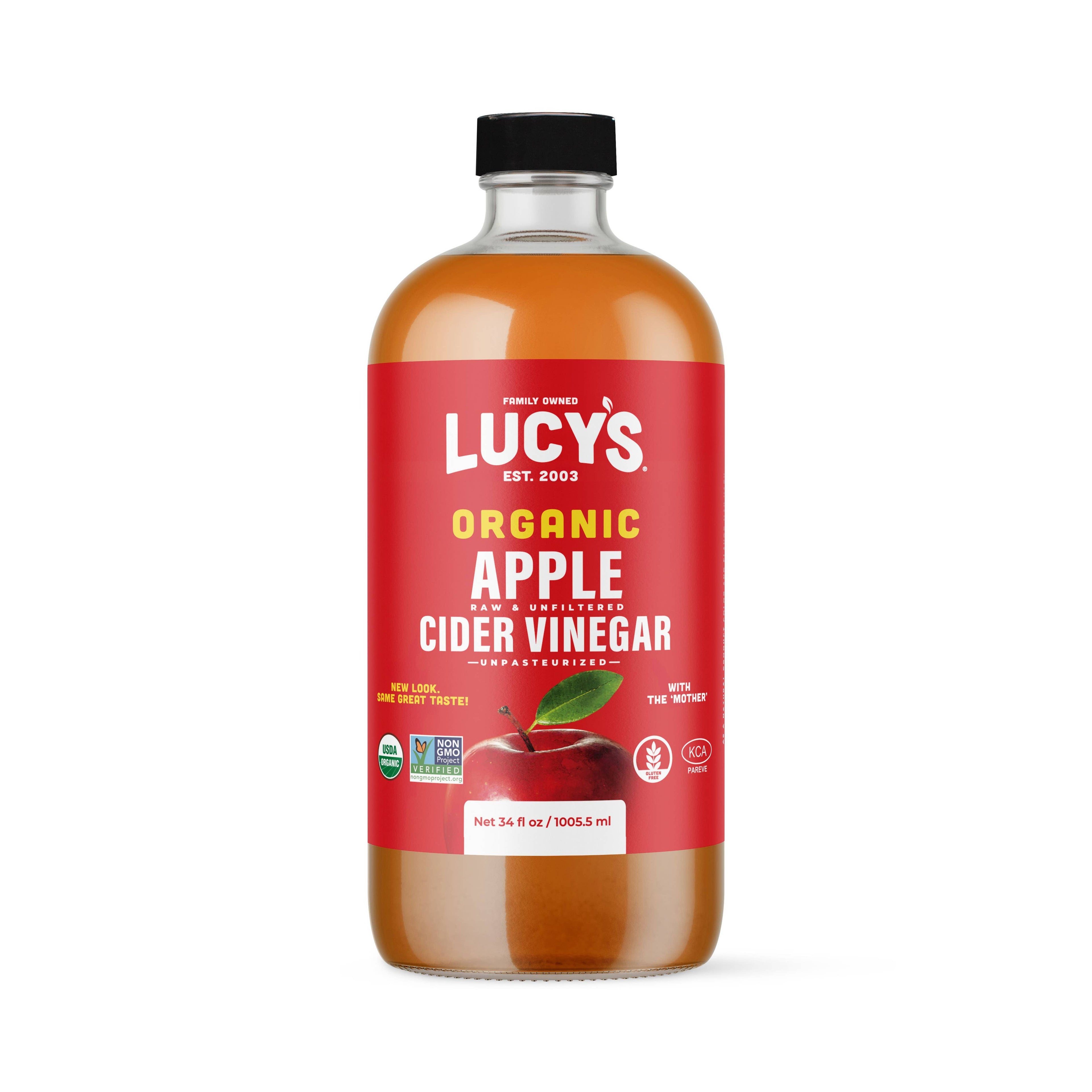 Lucy's Family Owned - Organic Apple Cider Vinegar 34oz.