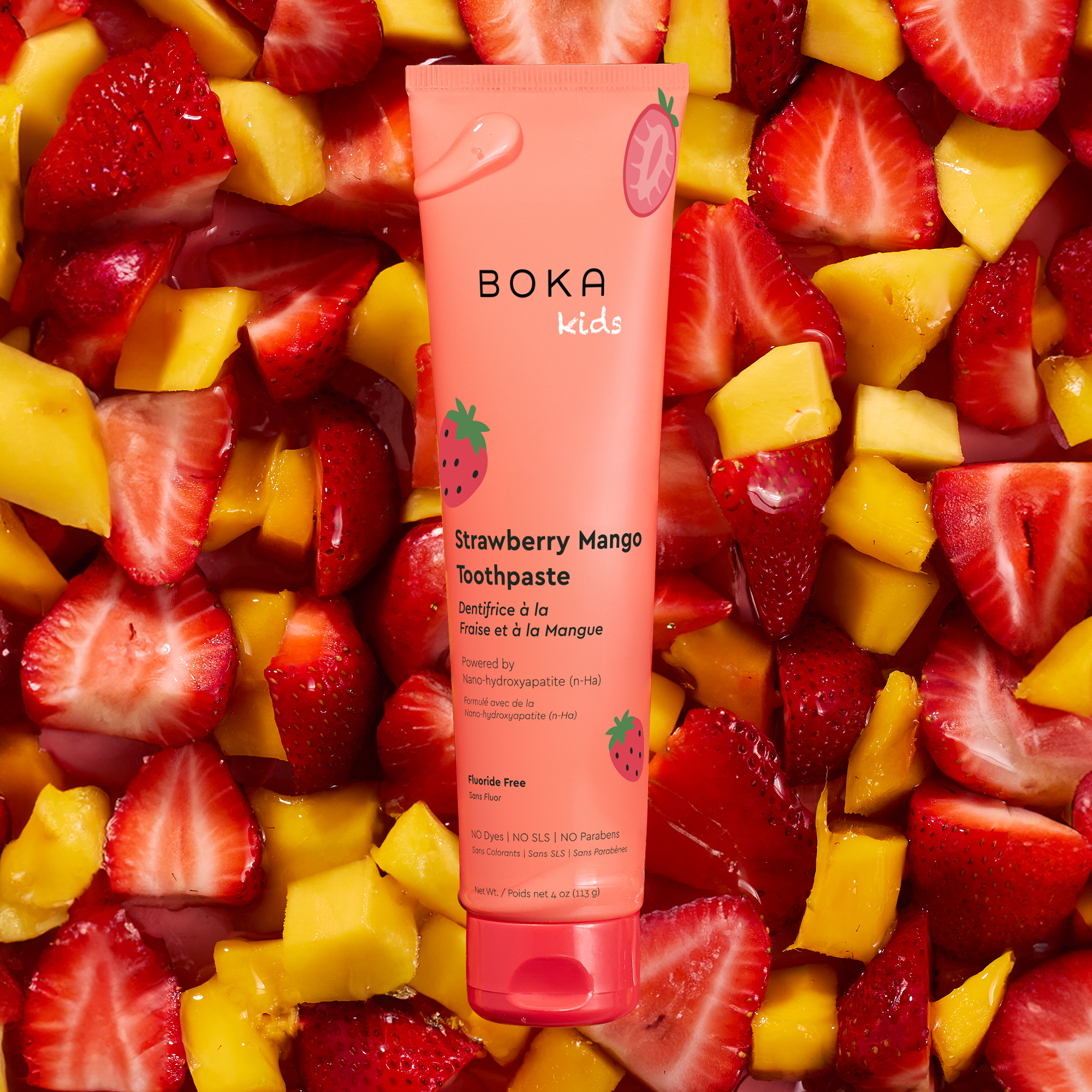 Strawberry Mango n-Ha Toothpaste: 1 Pack