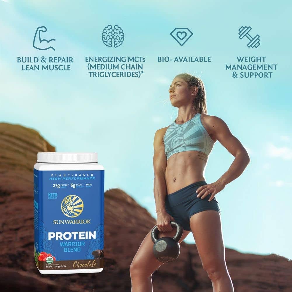Warrior Blend Chocolate Protein - Pea Protein Powder: 375g