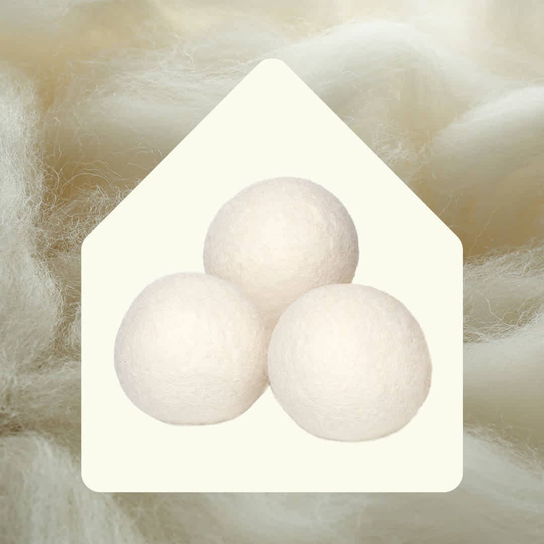 Wool Dryer Balls - 6-Pack