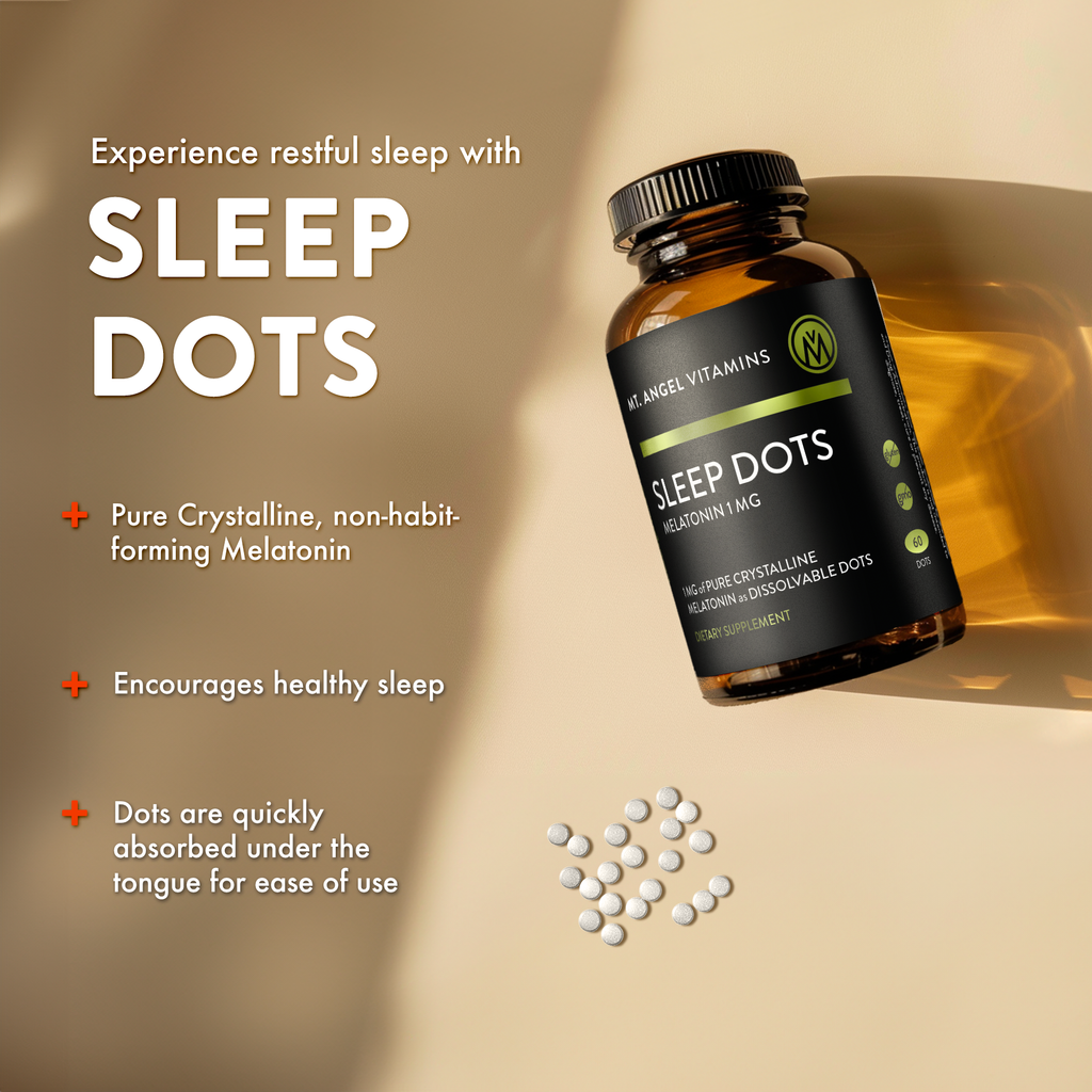 Mt. Angel Vitamins' Melatonin Wake/Sleep Dots - 60 Dots: 60 ct