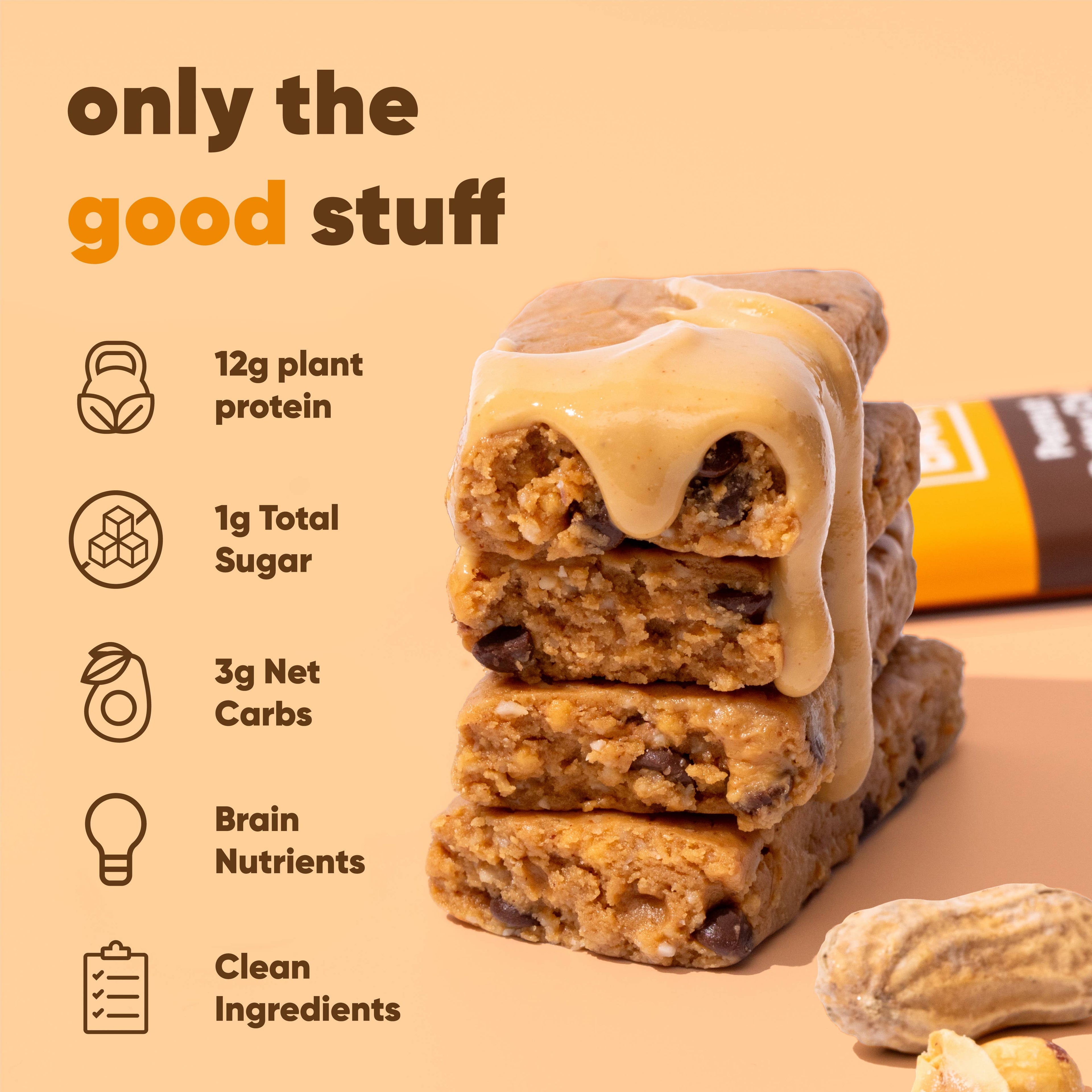 Peanut Butter Chip | IQBAR | Single Bar