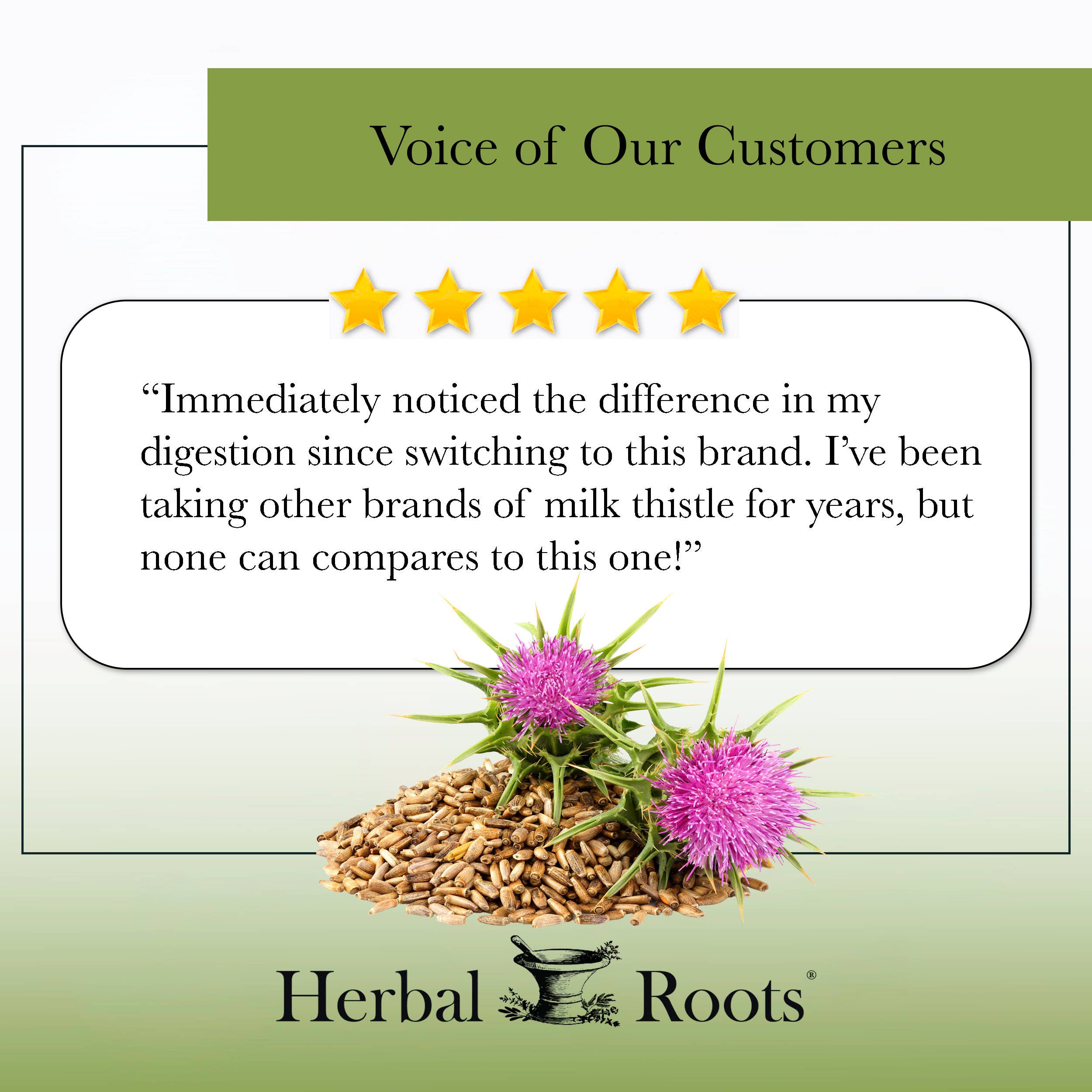 Herbal Roots Organic Milk Thistle Capsules