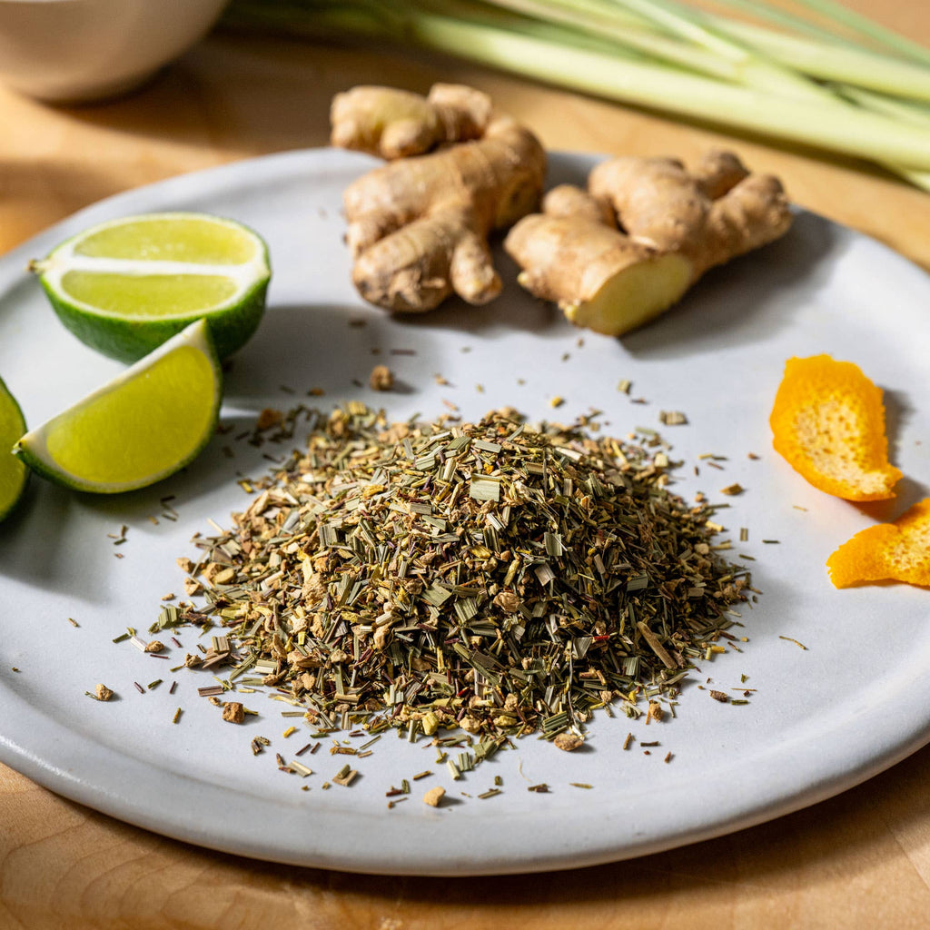 Ginger Lime Rooibos Organic Loose Rooibos Tea (4 oz)
