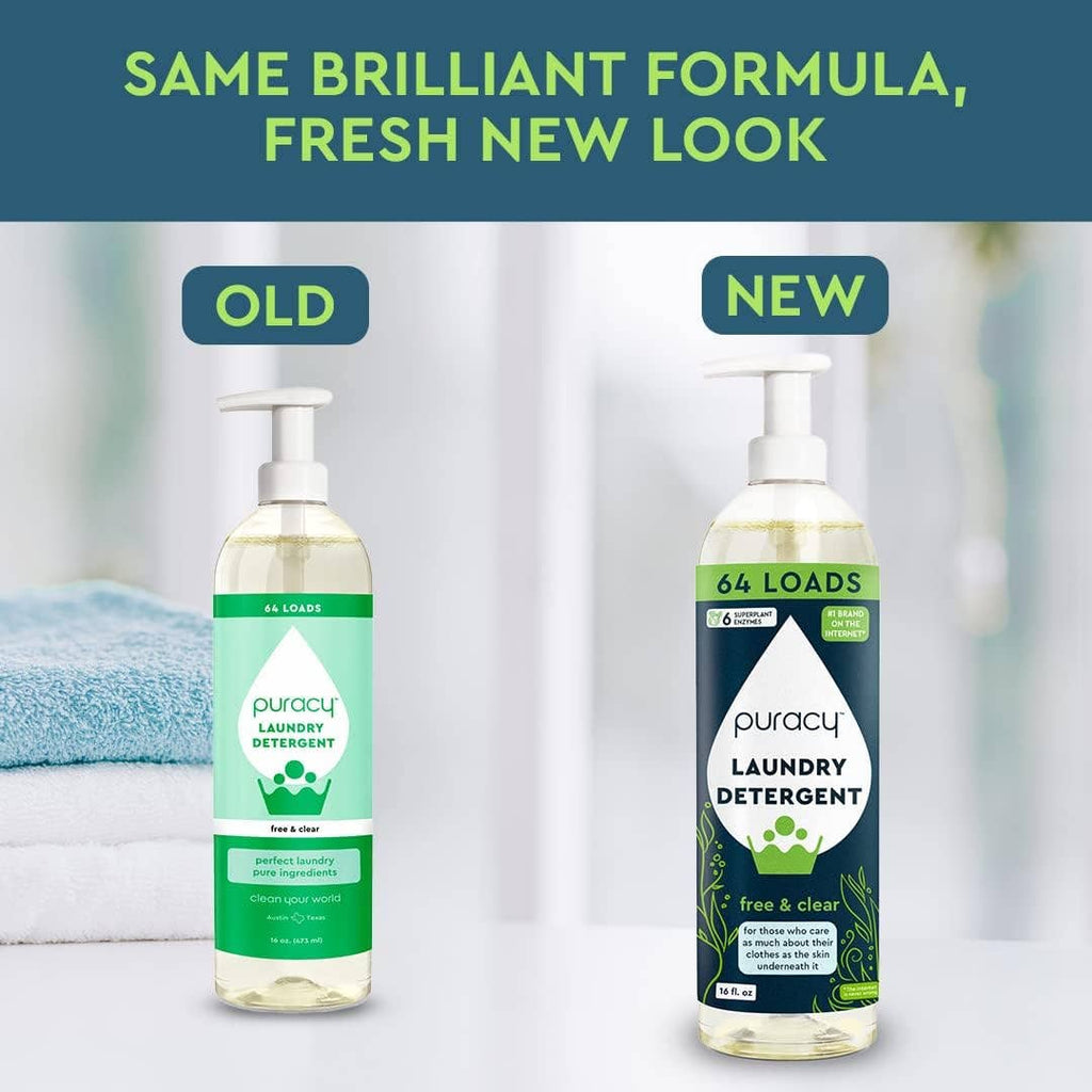 Puracy Natural Laundry Detergent (concentrate): Fresh Linen / 16oz