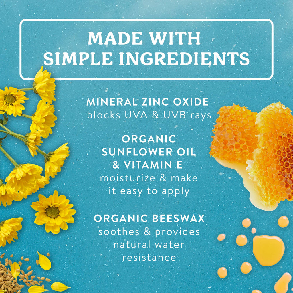 Mineral Sunscreen Face Stick SPF 35, Travel Size: 0.65oz Sticks