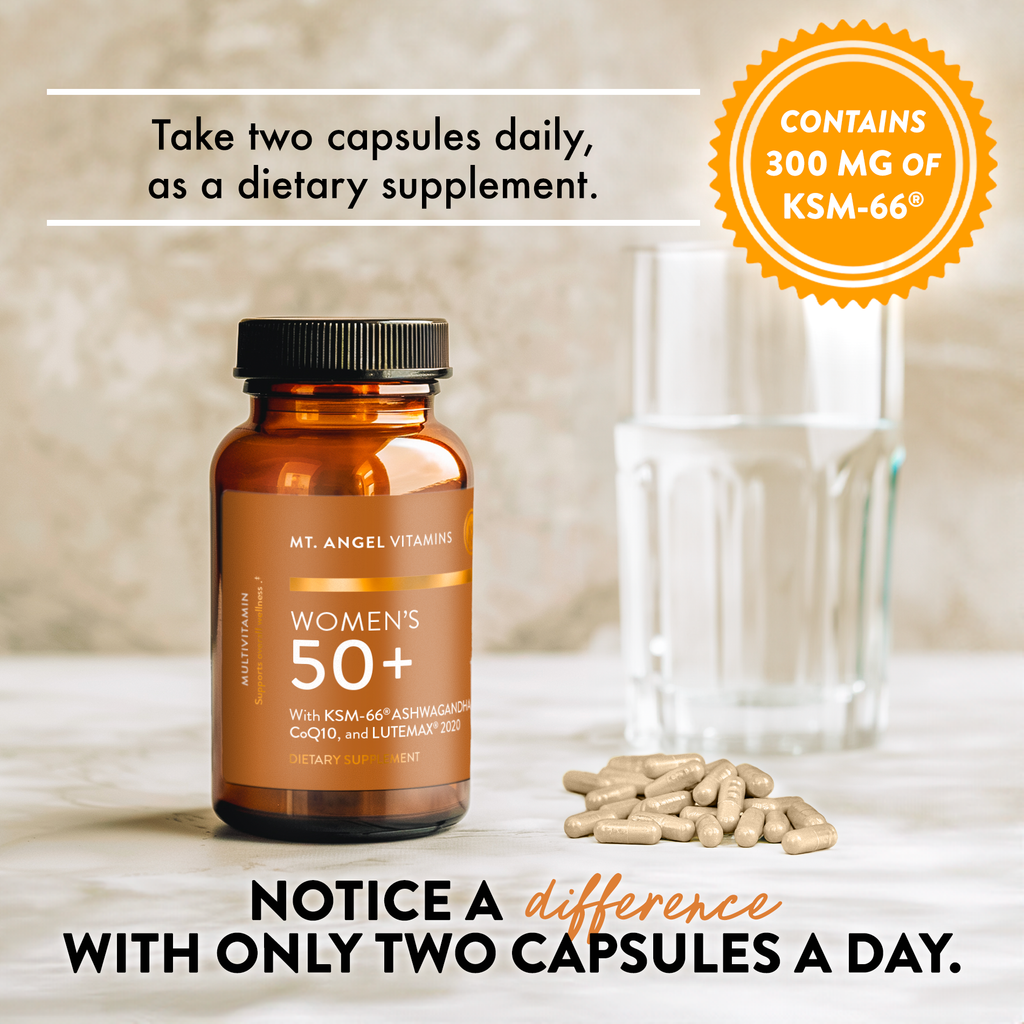 Mt. Angel Vitamins' Women's 50+ Multivitamin - 60 Capsules: 60