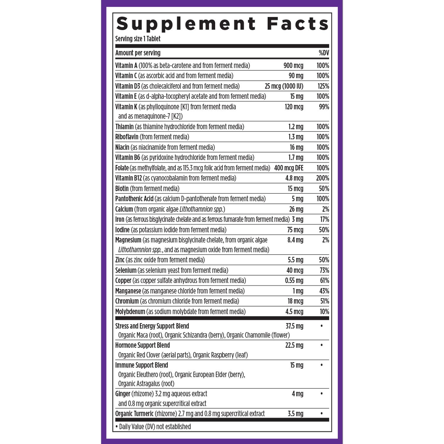 Every Woman's One Daily, Women’s Multivitamin, 30 Tablets