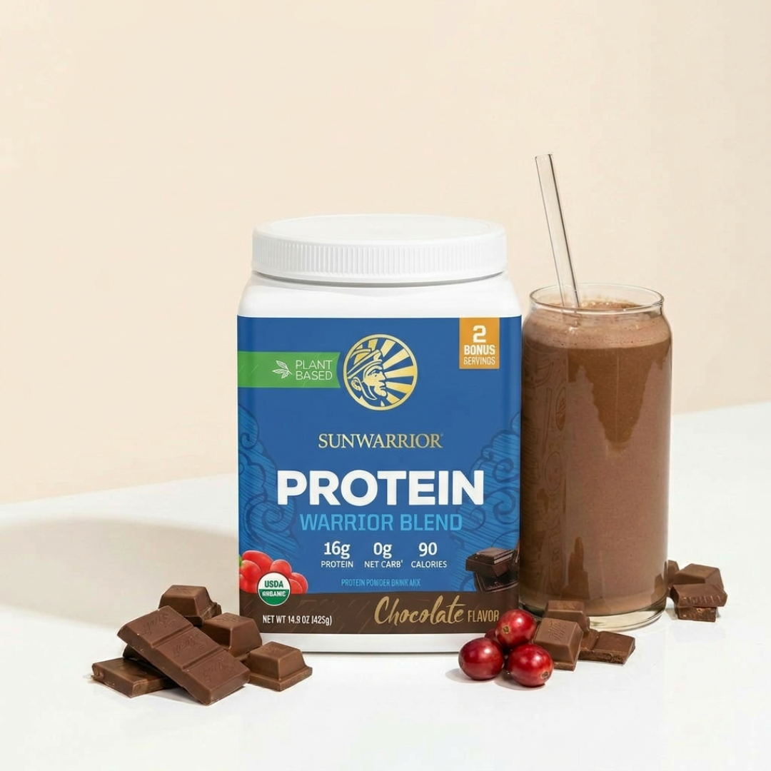 Warrior Blend Chocolate Protein - Pea Protein Powder: 375g