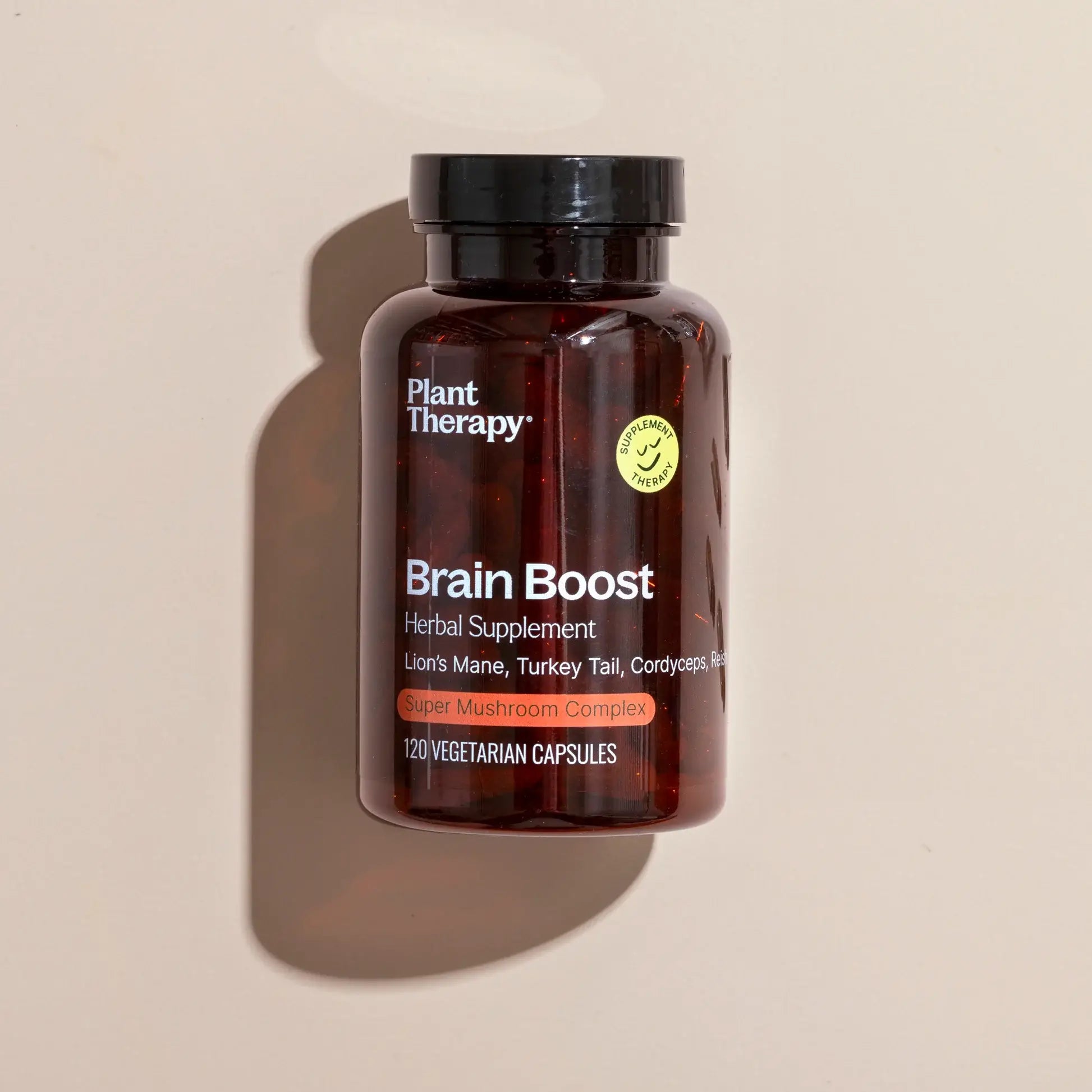 Brain Boost Herbal Supplement Capsules - 120 Capsules