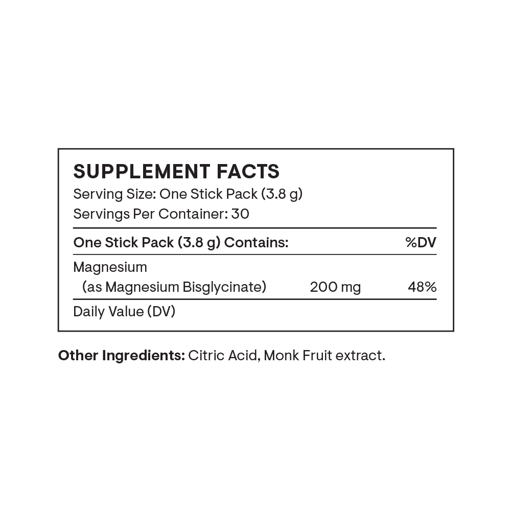 Magnesium Bisglycinate - Packets